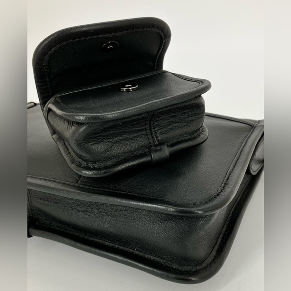 COACH Black #C8139 Heritage Convertible Crossbody with Hybrid Pouch - Picture 9 of 15